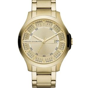 NWT- Armani Exchange Gold-Tone Stainless Steel Model AX2415